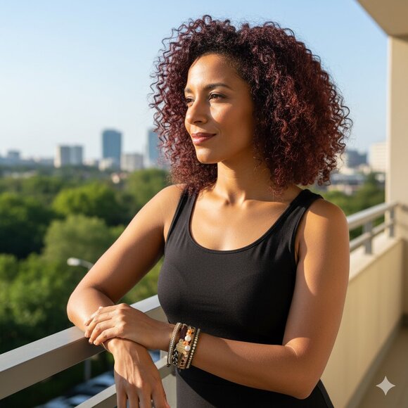 Multi-Strand Mixed Material Bracelet Bohemian Animal Print Rhinestone Faux Pearl - Picture 2 of 8